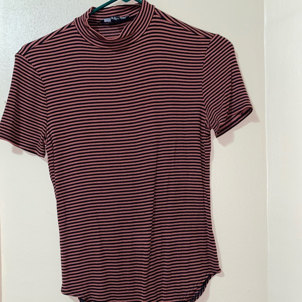 Red striped Bodysuit